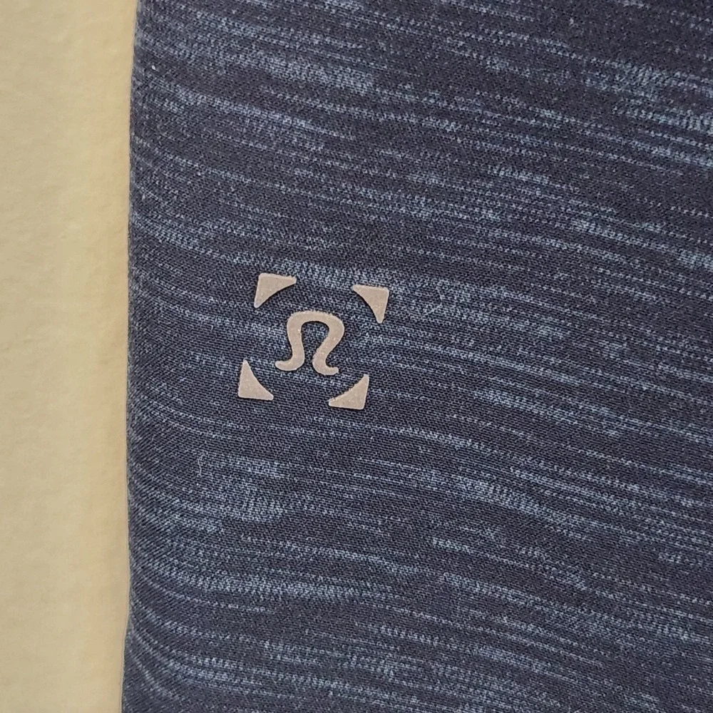 Lululemon Mens The 11 Inch Pull On‎ Shorts Size L Blue Drawstring Workout Gym